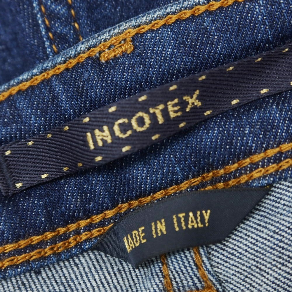 【新品アウトレット】インコテックス ブルーディヴィジョン INCOTEX BLUE DIVISION Slim デニムパンツ ジーンズ ネイビー【 33 】【 状態ランクN- 】【 メンズ 】