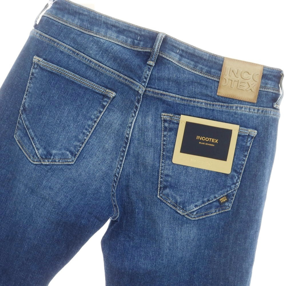 【新品アウトレット】インコテックス ブルーディヴィジョン INCOTEX BLUE DIVISION Slim デニムパンツ ジーンズ ブルー【 33 】【 状態ランクN- 】【 メンズ 】