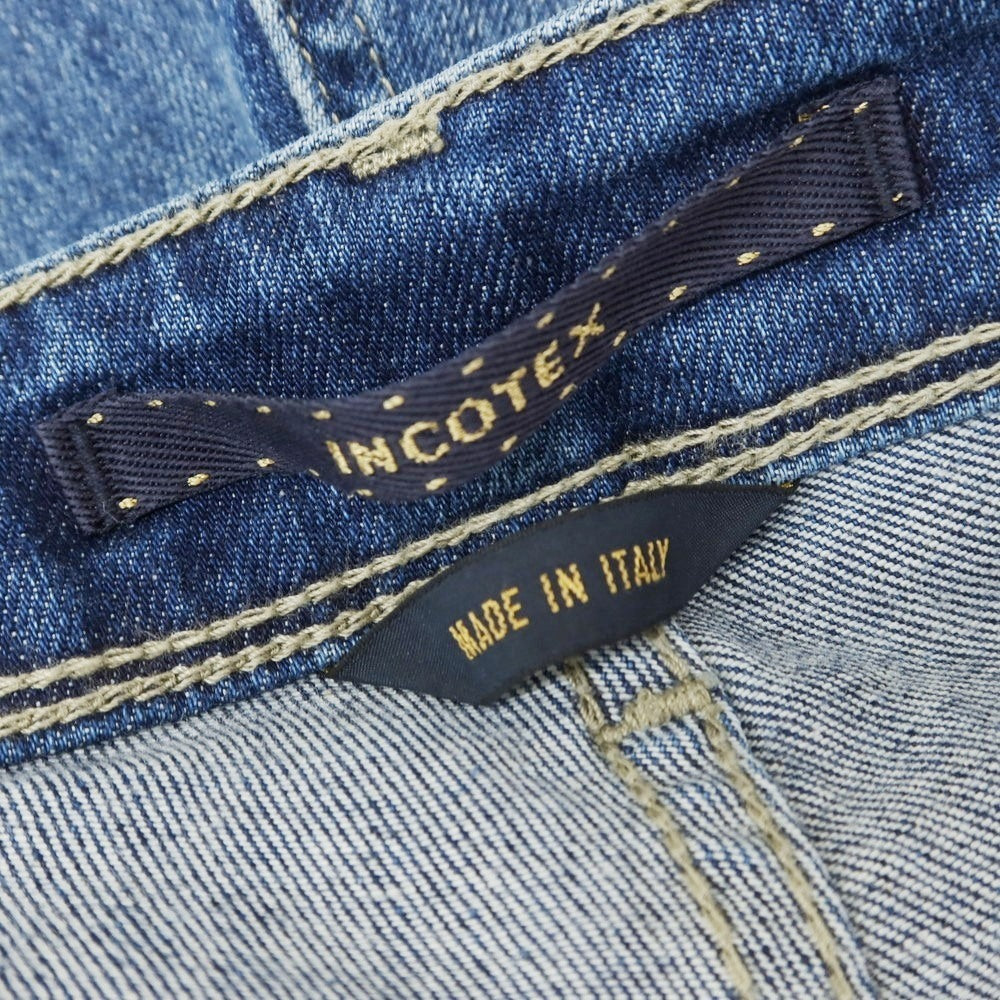 【新品アウトレット】インコテックス ブルーディヴィジョン INCOTEX BLUE DIVISION Slim デニムパンツ ジーンズ ブルー【 33 】【 状態ランクN- 】【 メンズ 】