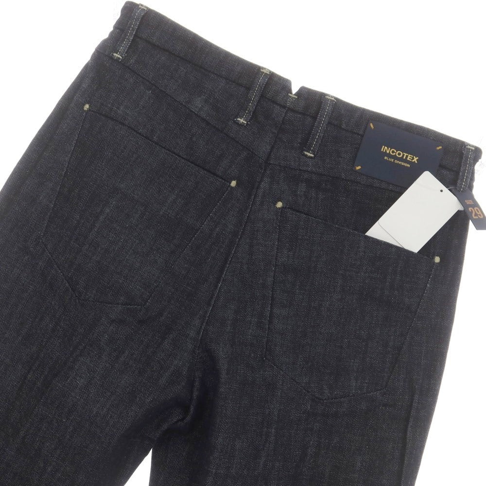【新品】インコテックス ブルーディヴィジョン INCOTEX BLUE DIVISION ストレッチ デニムパンツ ジーンズ ネイビー【 29 】【 状態ランクN 】【 メンズ 】
