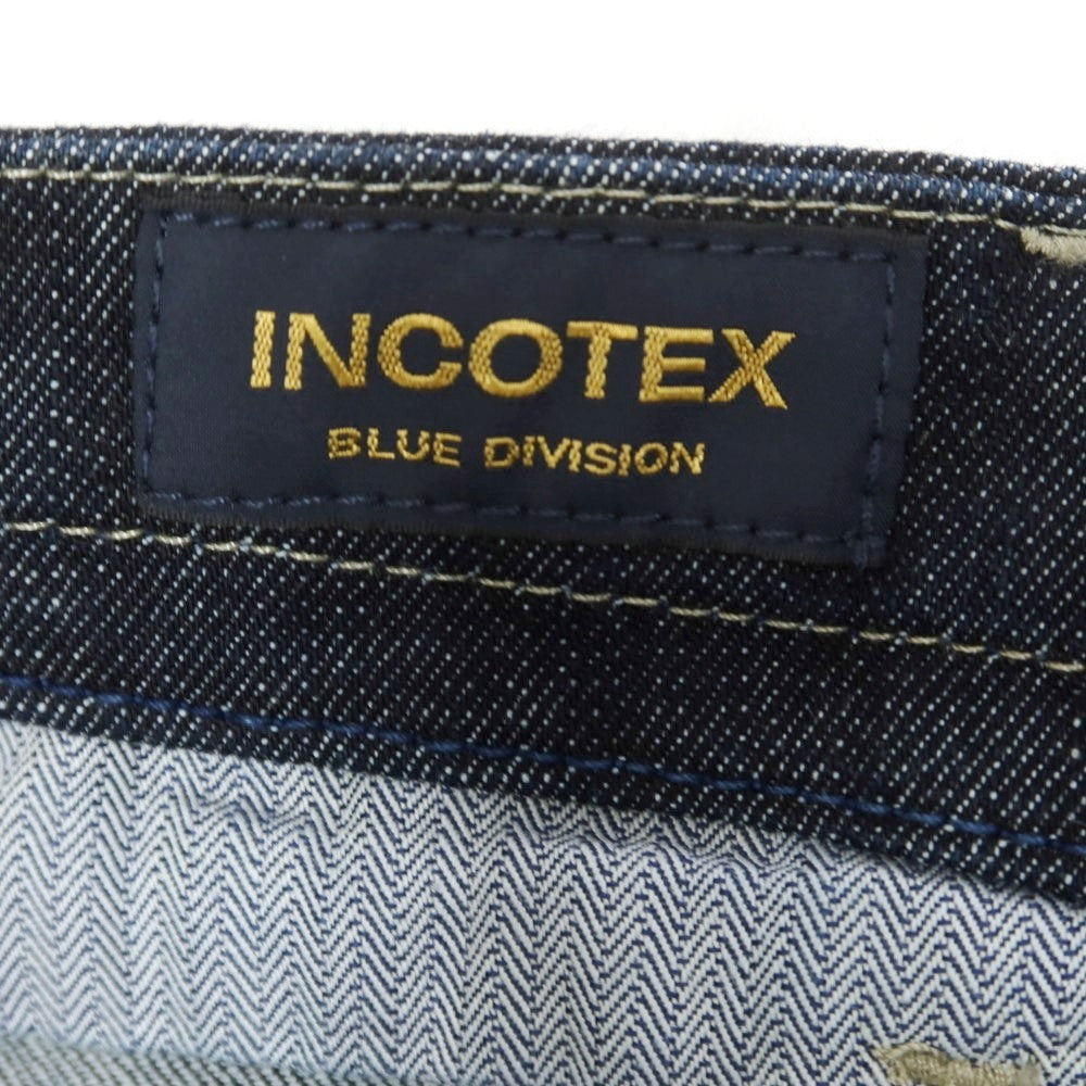 【新品アウトレット】インコテックス ブルーディヴィジョン INCOTEX BLUE DIVISION ストレッチ デニムパンツ ジーンズ ネイビー【 34 】【 状態ランクN- 】【 メンズ 】