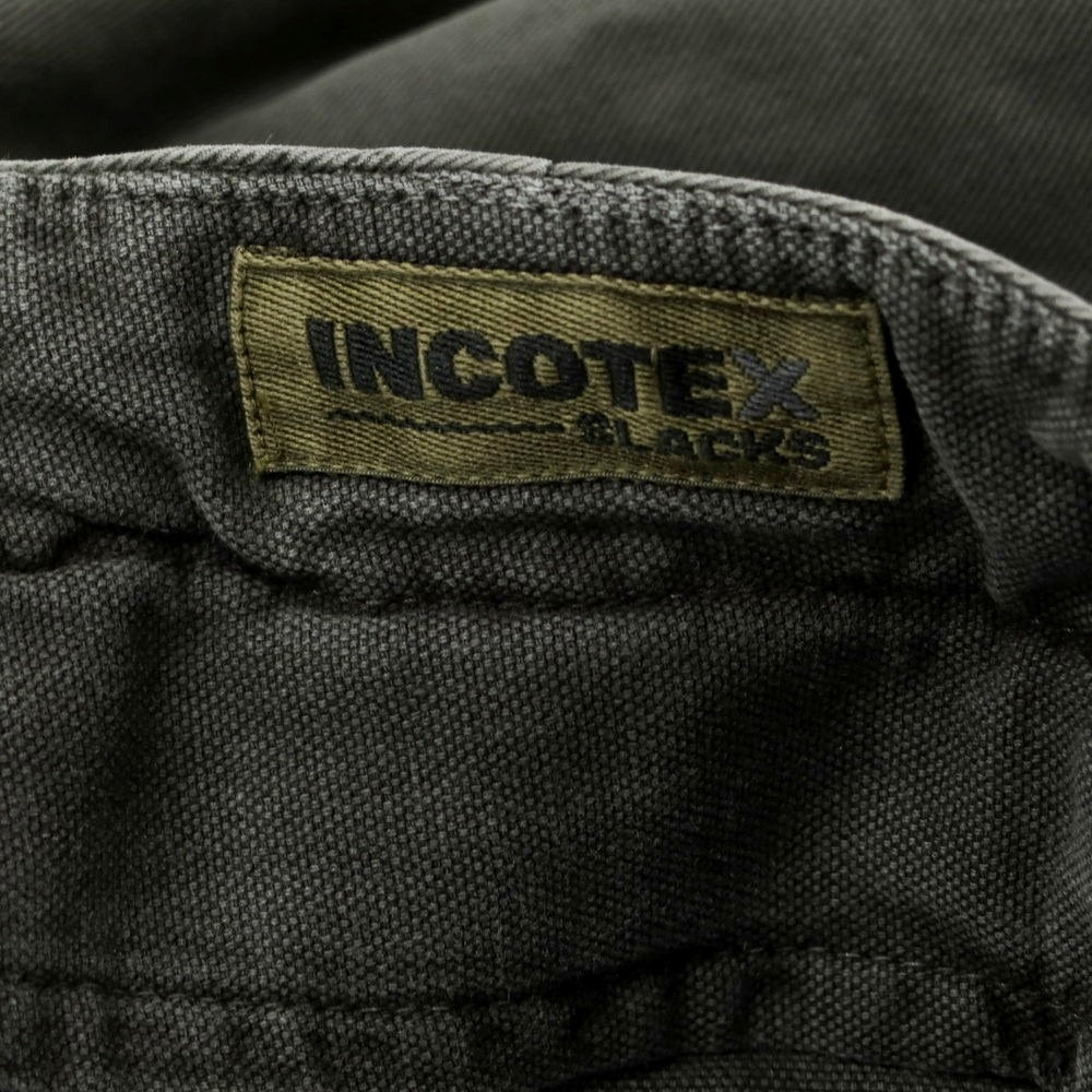 【新品アウトレット】インコテックス INCOTEX SLIM FIT ストレッチコットン チノパンツ ダークグレー【 31 】【 状態ランクN- 】【 メンズ 】