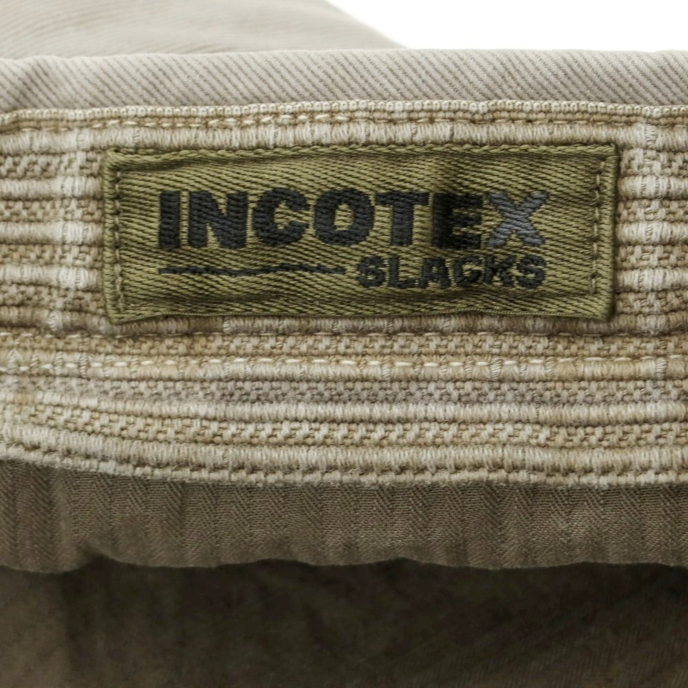 【新品】インコテックス INCOTEX SLIM FIT ストレッチコットン チノパンツ グレー【 32 】【 状態ランクN 】【 メンズ 】