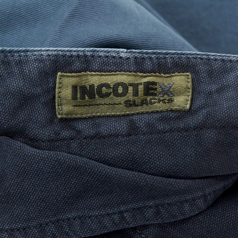 【新品】インコテックス INCOTEX SLIM FIT ストレッチコットン チノパンツ ライトネイビー【 32 】【 状態ランクN 】【 メンズ 】