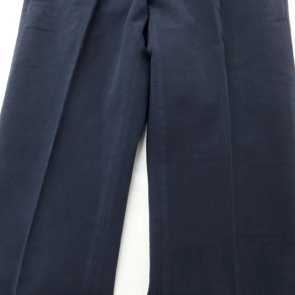 【新品アウトレット】インコテックス INCOTEX SLIM FIT ストレッチコットン カジュアルスラックスパンツ ネイビー【 42 】【 状態ランクN- 】【 メンズ 】