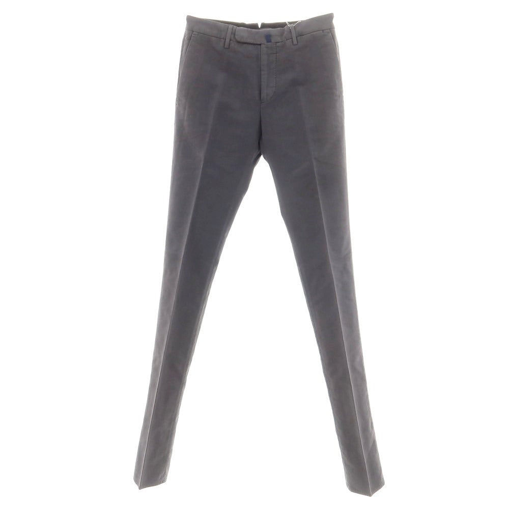 【新品アウトレット】インコテックス INCOTEX SLIM FIT ストレッチコットン カジュアルスラックスパンツ ダークグレー【 42 】【 状態ランクN- 】【 メンズ 】