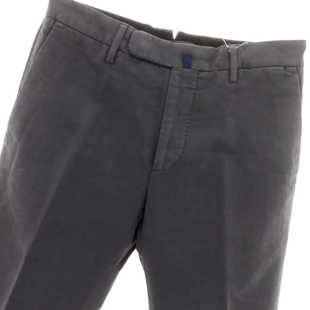 【新品アウトレット】インコテックス INCOTEX SLIM FIT ストレッチコットン カジュアルスラックスパンツ ダークグレー【 42 】【 状態ランクN- 】【 メンズ 】