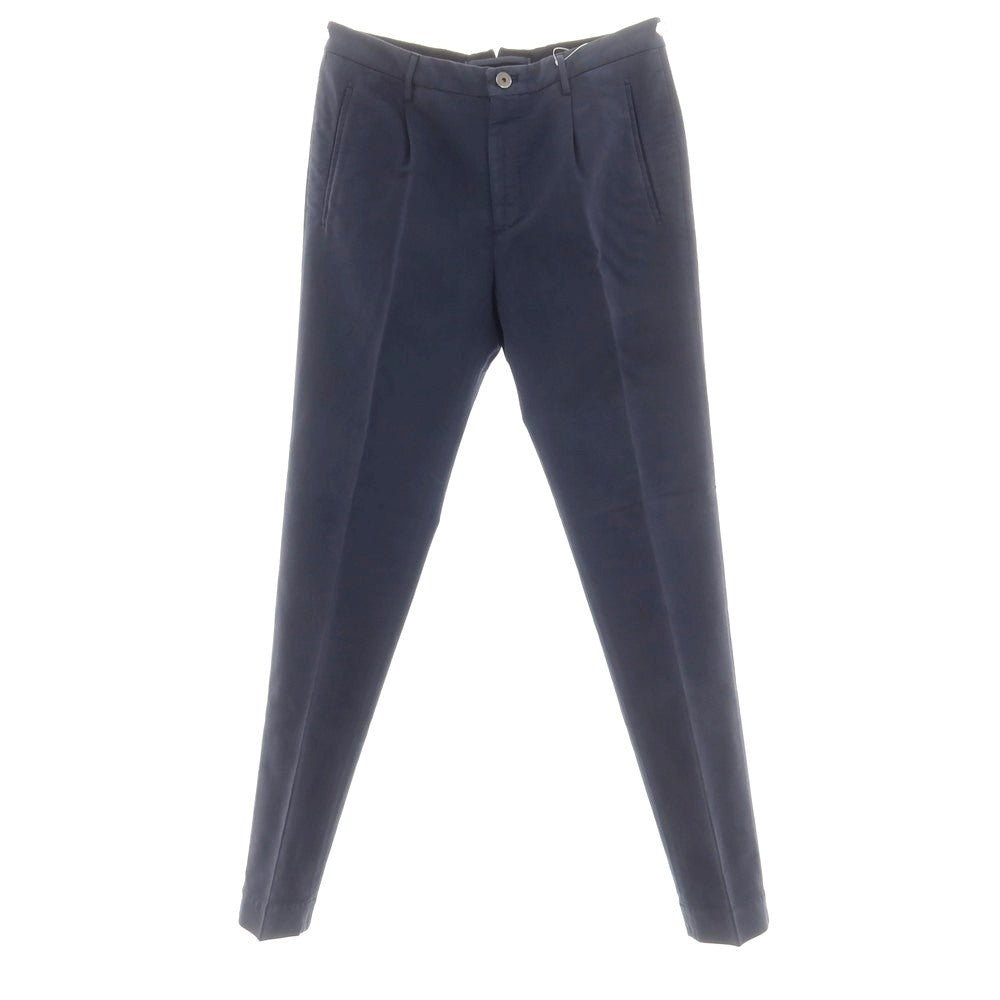 【新品アウトレット】インコテックス INCOTEX TAPERED FIT ストレッチコットン カジュアルスラックスパンツ ネイビー【 46 】【 状態ランクN- 】【 メンズ 】