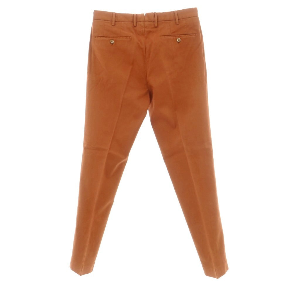 【新品】インコテックス INCOTEX TAPERED FIT ストレッチコットン カジュアルスラックスパンツ オレンジブラウン【 48 】【 状態ランクN 】【 メンズ 】