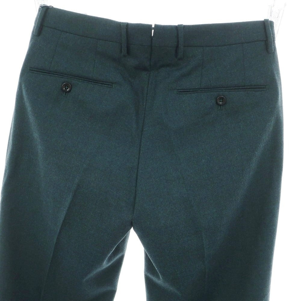 【新品】インコテックス INCOTEX HIGH COMFORT ストレッチ ウール ドレススラックスパンツ グリーン【 46 】【 状態ランクN 】【 メンズ 】