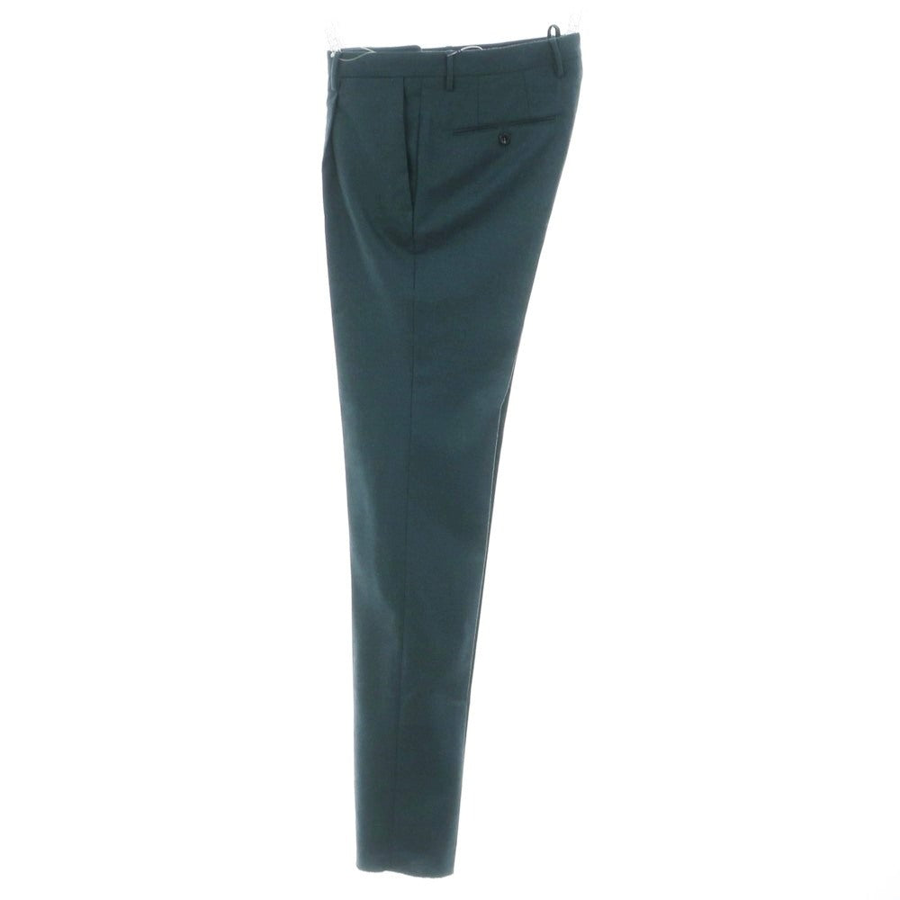 【新品】インコテックス INCOTEX HIGH COMFORT ストレッチ ウール ドレススラックスパンツ グリーン【 46 】【 状態ランクN 】【 メンズ 】