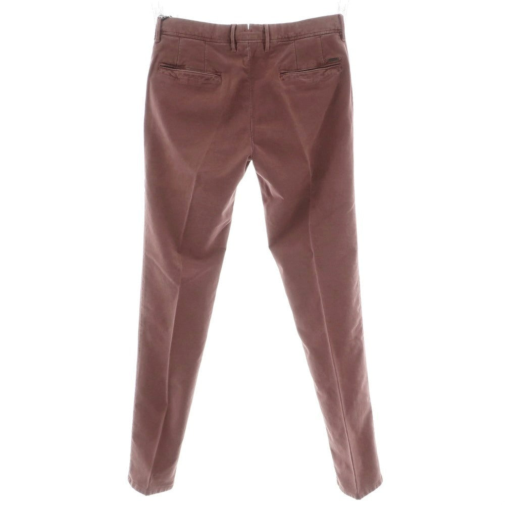 【新品】インコテックス スラックス INCOTEX SLACKS ストレッチ コットン モールスキン カジュアルスラックスパンツ ダルパープル【 34 】【 状態ランクN 】【 メンズ 】