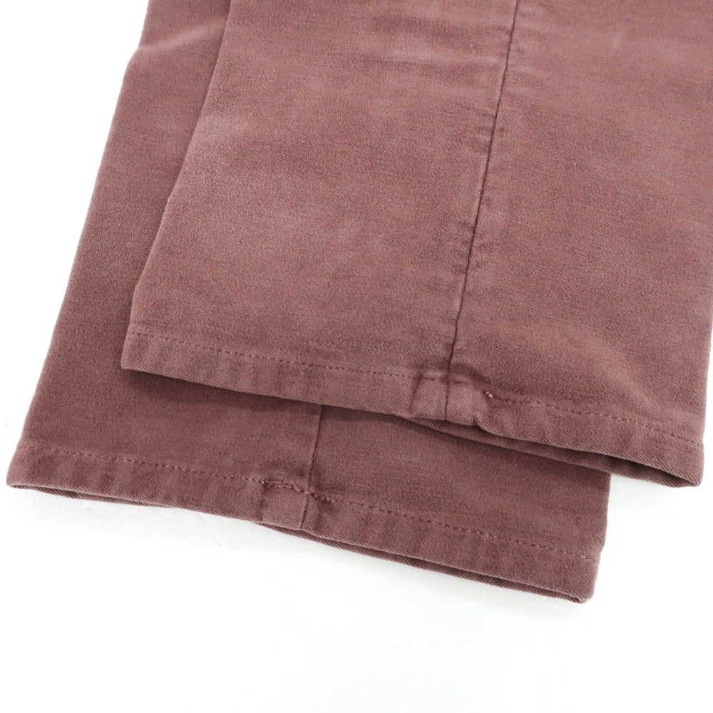 【新品】インコテックス スラックス INCOTEX SLACKS ストレッチ コットン モールスキン カジュアルスラックスパンツ ダルパープル【 34 】【 状態ランクN 】【 メンズ 】