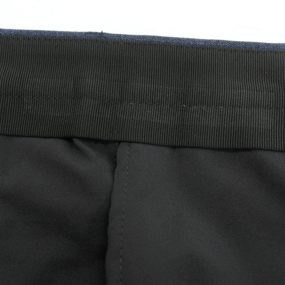 【新品アウトレット】インコテックス スローウェア INCOTEX SLOWEAR TEKNOSARTORIAL ストレッチ ポリエステルウール チェック ドレススラックスパンツ ネイビーxブラック【 52 】【 状態ランクN- 】【 メンズ 】