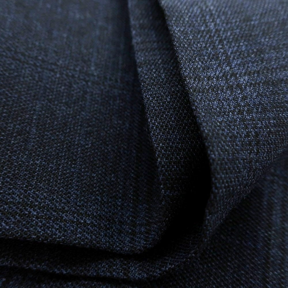 【新品アウトレット】インコテックス スローウェア INCOTEX SLOWEAR TEKNOSARTORIAL ストレッチ ポリエステルウール チェック ドレススラックスパンツ ネイビーxブラック【 52 】【 状態ランクN- 】【 メンズ 】