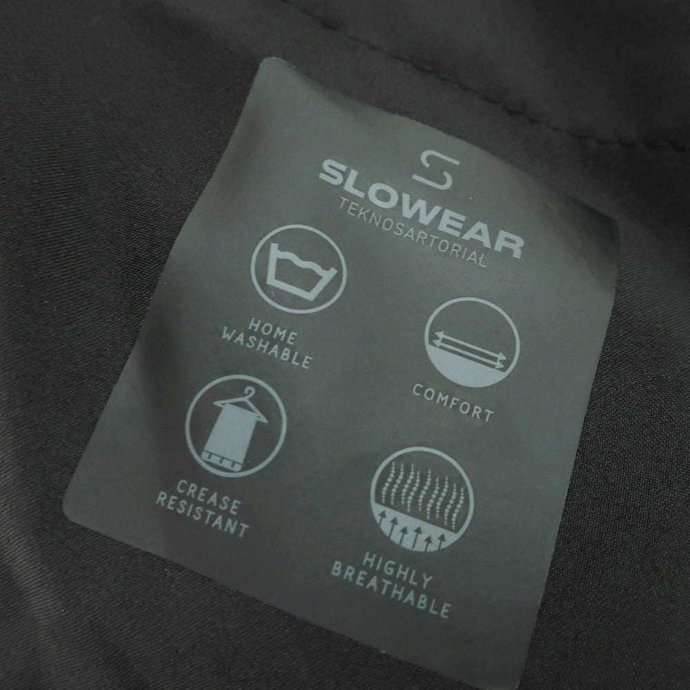 【新品】インコテックス スローウェア INCOTEX SLOWEAR TEKNOSARTORIAL ストレッチ ポリエステルウール チェック イージースラックスパンツ ネイビーxブラック【 50 】【 状態ランクN 】【 メンズ 】