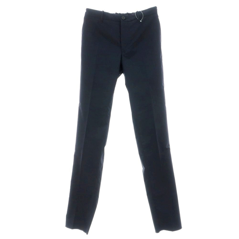 【新品】インコテックス スローウェア INCOTEX SLOWEAR TEKNOSARTORIAL ポリエステル イージースラックスパンツ ネイビー【 48 】【 状態ランクN 】【 メンズ 】