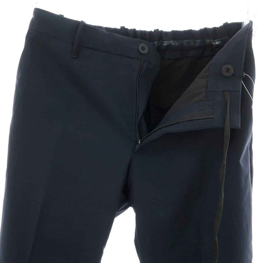 【新品】インコテックス スローウェア INCOTEX SLOWEAR TEKNOSARTORIAL ポリエステル イージースラックスパンツ ネイビー【 48 】【 状態ランクN 】【 メンズ 】