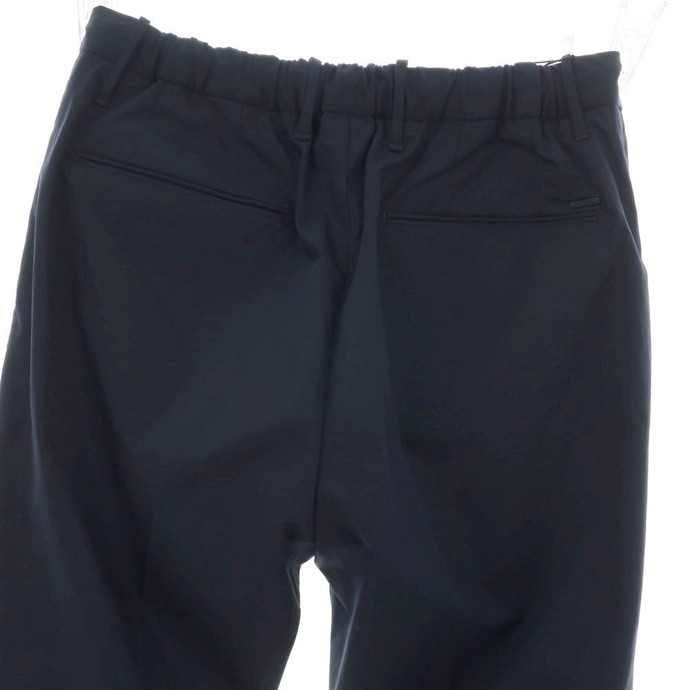 【新品】インコテックス スローウェア INCOTEX SLOWEAR TEKNOSARTORIAL ポリエステル イージースラックスパンツ ネイビー【 48 】【 状態ランクN 】【 メンズ 】