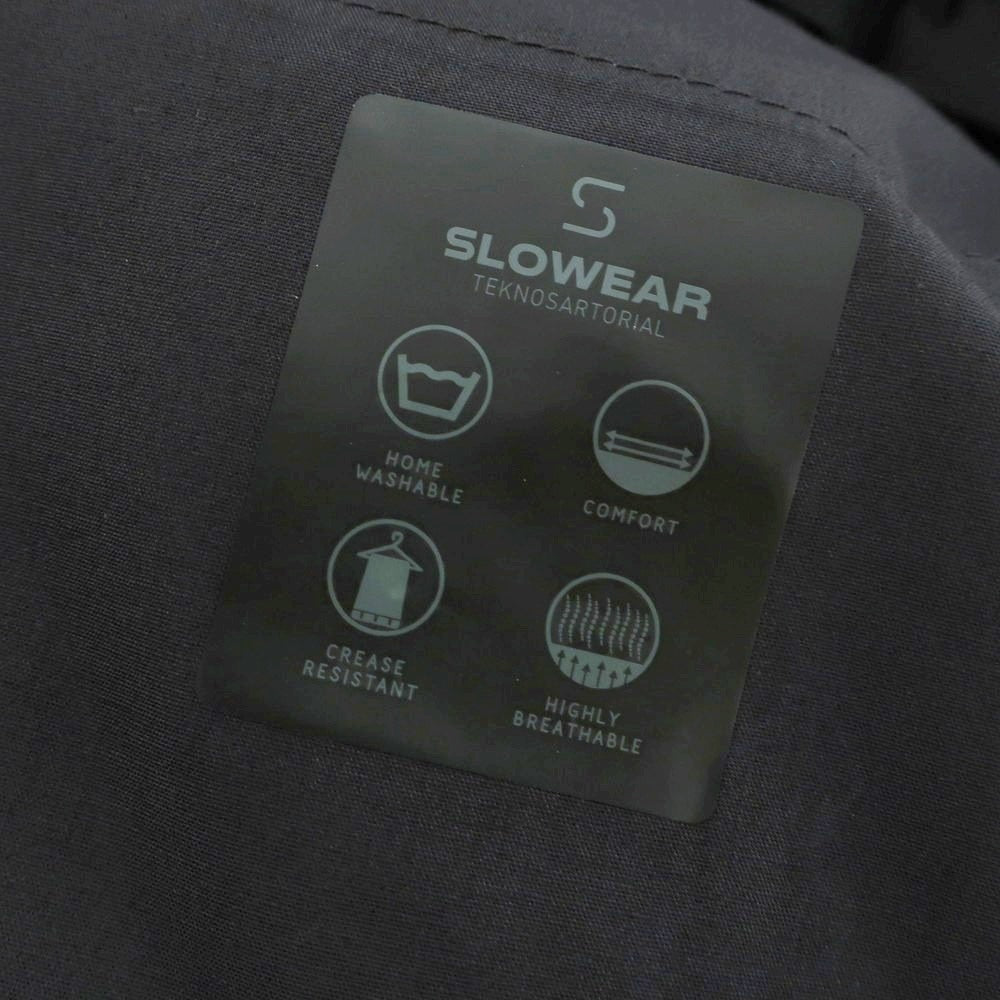 【新品】インコテックス スローウェア INCOTEX SLOWEAR TEKNOSARTORIAL ストレッチ ウールナイロン イージースラックスパンツ ブラック【 48 】【 状態ランクN 】【 メンズ 】
