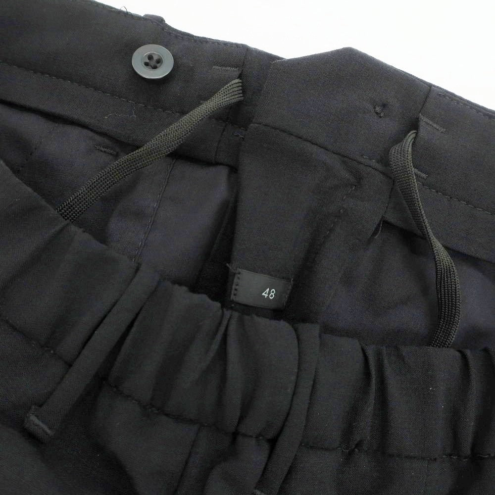 【新品】インコテックス スローウェア INCOTEX SLOWEAR TEKNOSARTORIAL ストレッチ ウールナイロン イージースラックスパンツ ブラック【 48 】【 状態ランクN 】【 メンズ 】