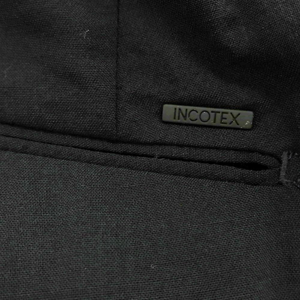【新品】インコテックス スローウェア INCOTEX SLOWEAR TEKNOSARTORIAL ストレッチ ウールナイロン イージースラックスパンツ ブラック【 48 】【 状態ランクN 】【 メンズ 】