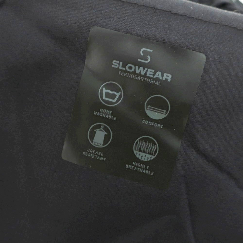 【新品】インコテックス スローウェア INCOTEX SLOWEAR TEKNOSARTORIAL ストレッチ ウールナイロン イージースラックスパンツ ブラック【 50 】【 状態ランクN 】【 メンズ 】