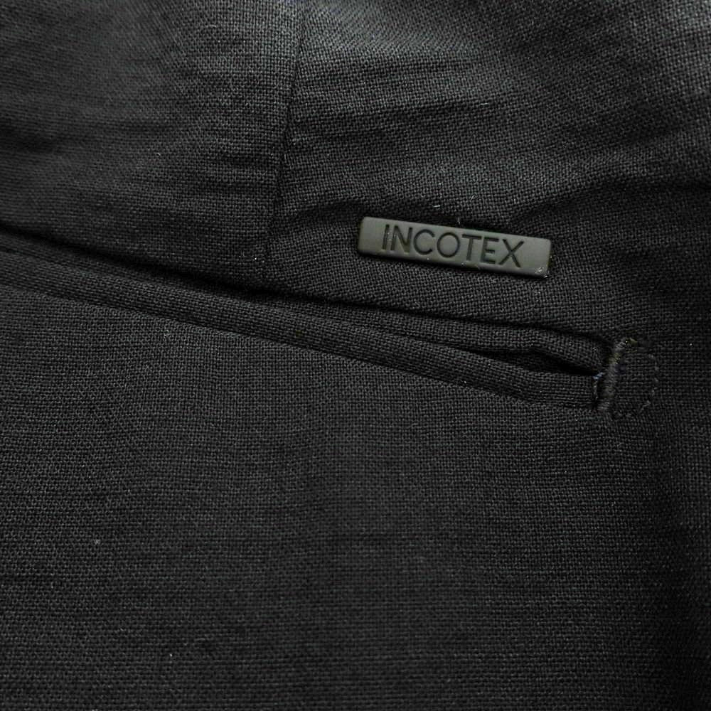 【新品】インコテックス スローウェア INCOTEX SLOWEAR TEKNOSARTORIAL ストレッチ ウールナイロン イージースラックスパンツ ブラック【 50 】【 状態ランクN 】【 メンズ 】