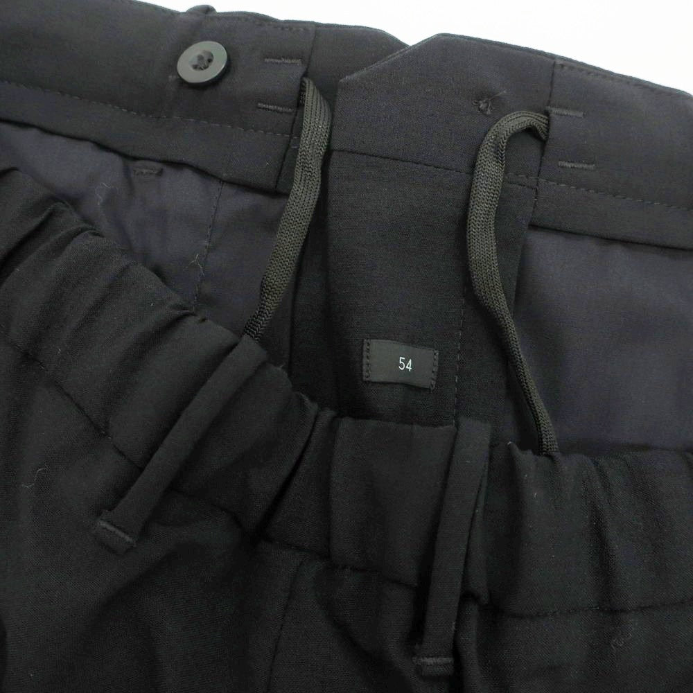 【新品】インコテックス スローウェア INCOTEX SLOWEAR TEKNOSARTORIAL ストレッチ ウールナイロン イージースラックスパンツ ブラック【 54 】【 状態ランクN 】【 メンズ 】