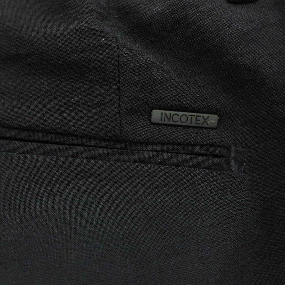 【新品】インコテックス スローウェア INCOTEX SLOWEAR TEKNOSARTORIAL ストレッチ ウールナイロン イージースラックスパンツ ブラック【 54 】【 状態ランクN 】【 メンズ 】