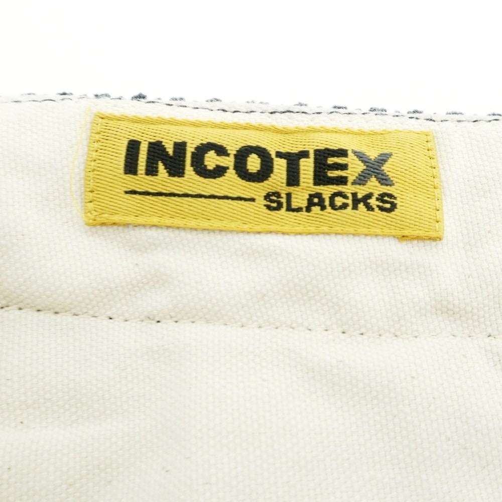 【新品】インコテックス INCOTEX 太畝コーデュロイ スラックスパンツ ネイビー【 31 】【 状態ランクN 】【 メンズ 】