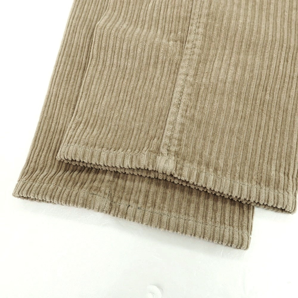 【新品】インコテックス INCOTEX 太畝ストレッチコーデュロイ スラックスパンツ ダークベージュ【 33 】【 状態ランクN 】【 メンズ 】