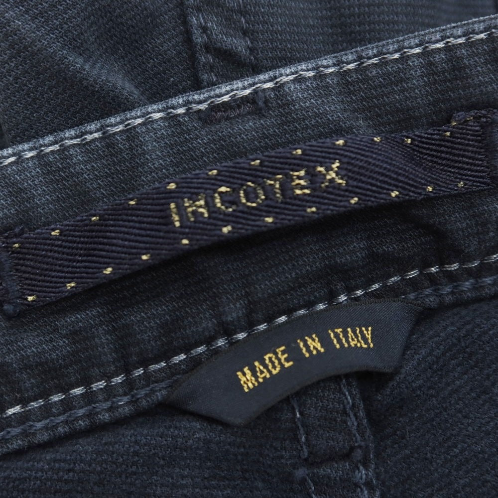 【新品】インコテックス ブルーディヴィジョン INCOTEX BLUE DIVISION Slim ストレッチコットン 5ポケットパンツ ネイビー(08)【 30 】【 状態ランクN 】【 メンズ 】