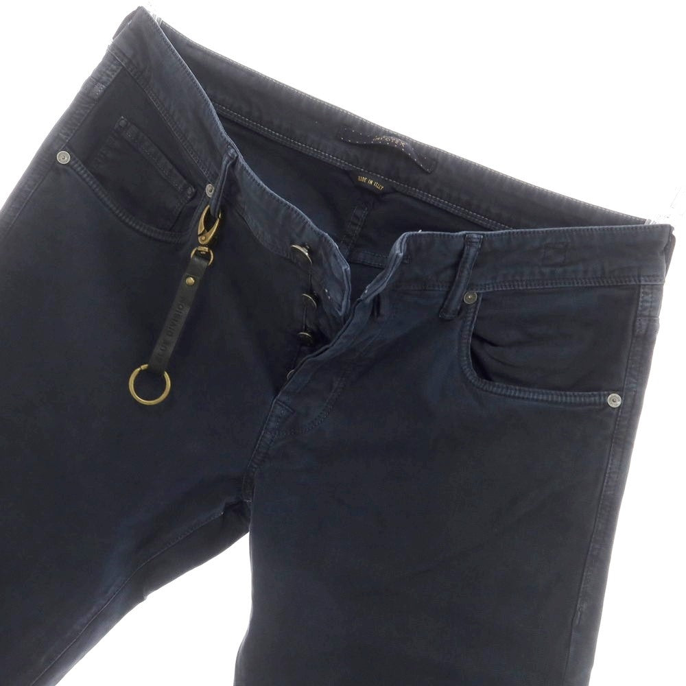 【新品】インコテックス ブルーディヴィジョン INCOTEX BLUE DIVISION Slim ストレッチコットン 5ポケットパンツ ネイビー(08)【 34 】【 状態ランクN 】【 メンズ 】