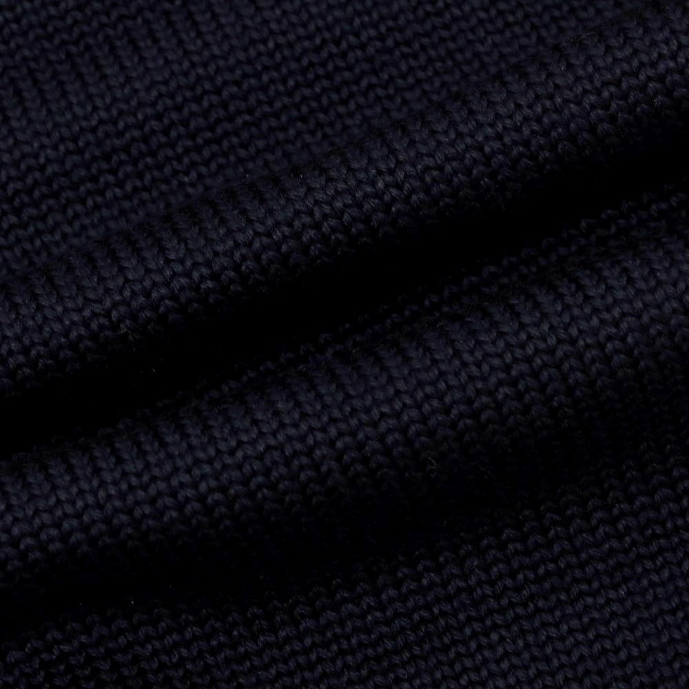 【新品】ザノーネ ZANONE ミドルゲージウール クルーネック ニット ネイビー【 46 】【 状態ランクN 】【 メンズ 】