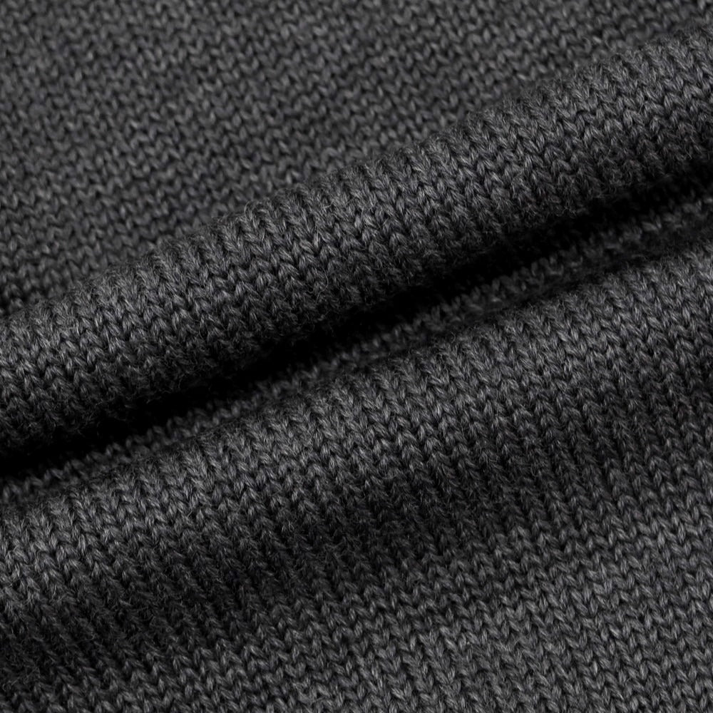 【新品】ザノーネ ZANONE ミドルゲージウール クルーネック ニット グレー【 46 】【 状態ランクN 】【 メンズ 】