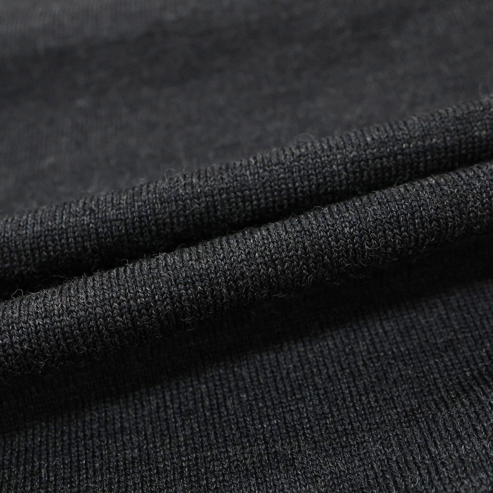 【新品】ザノーネ ZANONE ハイゲージ ウールナイロン クルーネック  プルオーバーニット チャコール【 52 】【 状態ランクN 】【 メンズ 】