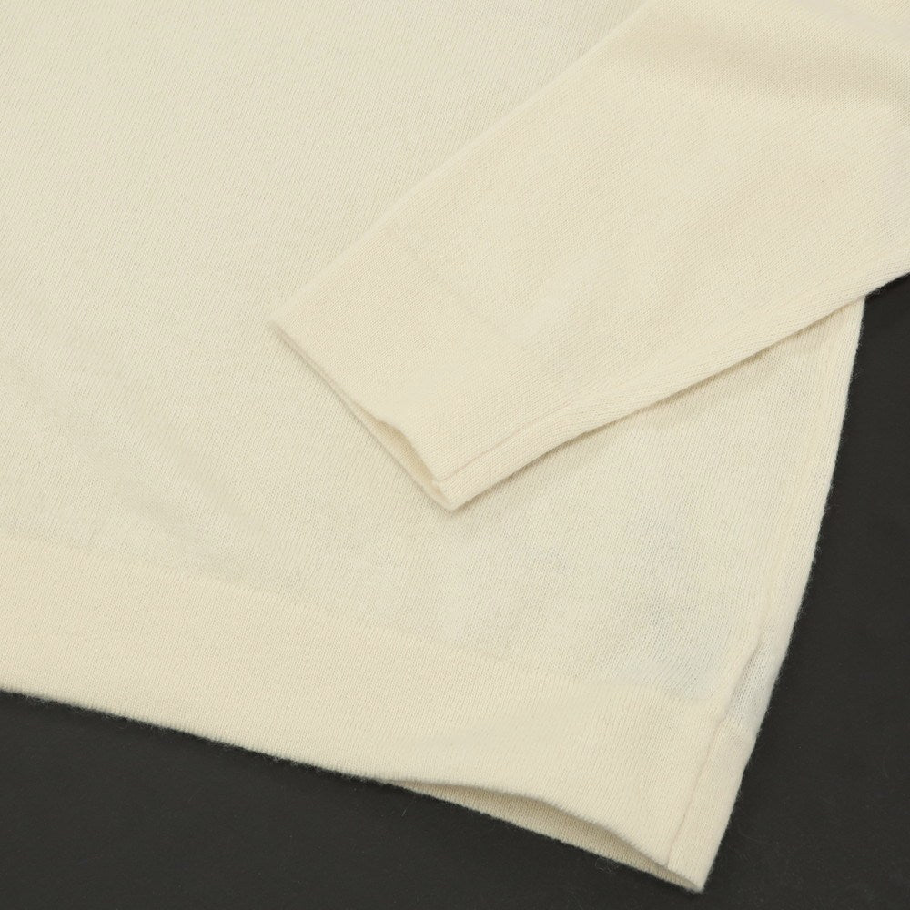 【新品】ザノーネ ZANONE ウールカシミヤ 長袖 ポロニット アイボリー【 50 】【 状態ランクN 】【 メンズ 】