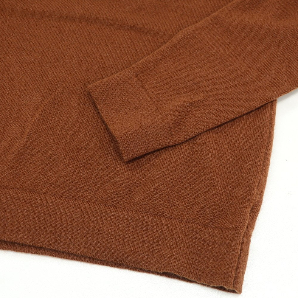 【新品】ザノーネ ZANONE ウールカシミヤ 長袖 ポロニット ブラウン【 46 】【 状態ランクN 】【 メンズ 】