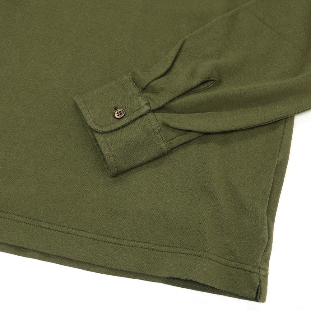 【新品】ザノーネ ZANONE コットン 長袖ポロシャツ オリーブ【 46 】【 状態ランクN 】【 メンズ 】