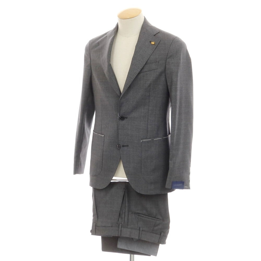 【新品】サルトリア ラトーレ SARTORIA LATORRE ウール 2つボタンスーツ グレー【 44 】【 状態ランクN 】【 メンズ 】