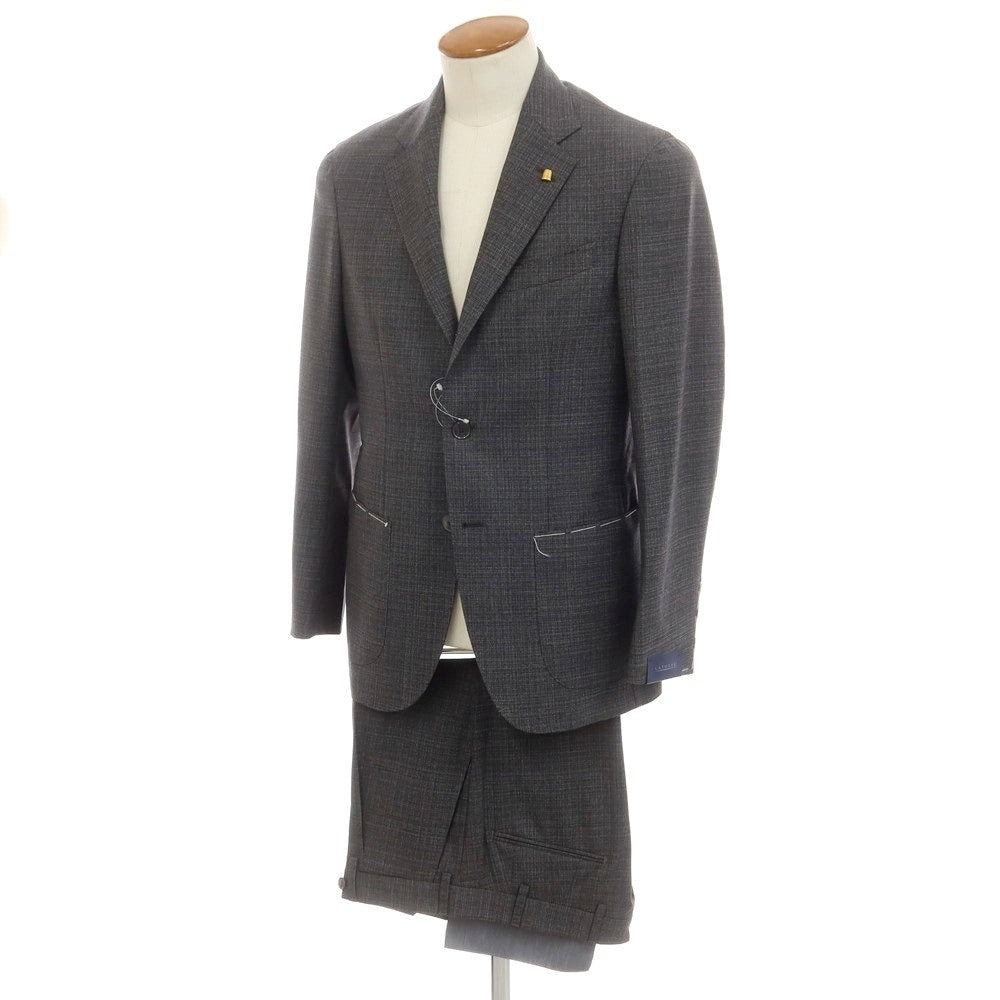 【新品】サルトリア ラトーレ SARTORIA LATORRE ウール 3つボタンスーツ ダークグレー【 46 】【 状態ランクN 】【 メンズ 】