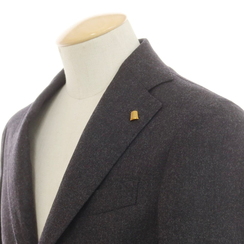 【新品】サルトリア ラトーレ SARTORIA LATORRE ストレッチウール 2つボタンスーツ チャコールグレー【 44 】【 状態ランクN 】【 メンズ 】