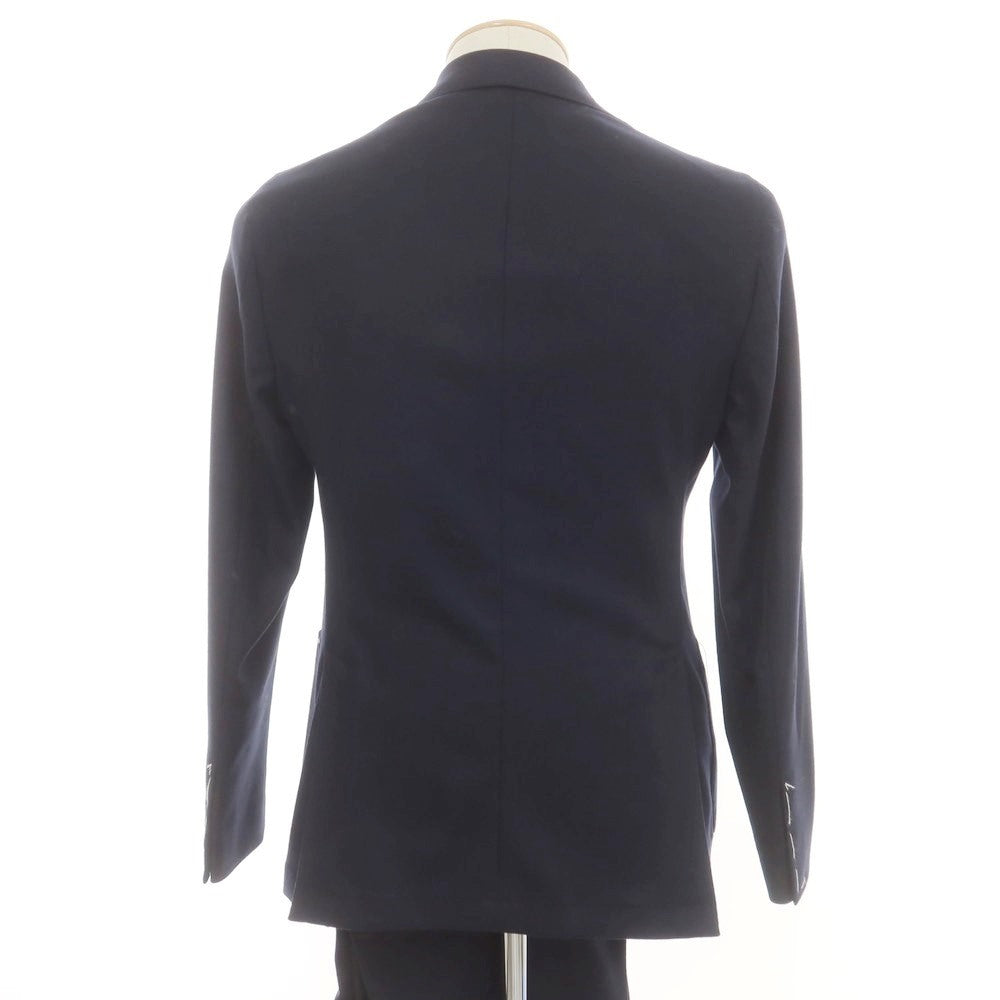 【新品】サルトリア ラトーレ SARTORIA LATORRE ストレッチウール 2つボタンスーツ ダークネイビー【 42 】【 状態ランクN 】【 メンズ 】