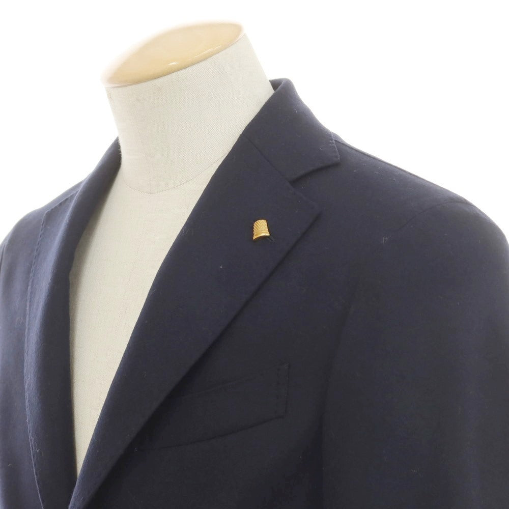【新品】サルトリア ラトーレ SARTORIA LATORRE ストレッチウール 2つボタンスーツ ダークネイビー【 44 】【 状態ランクN 】【 メンズ 】
