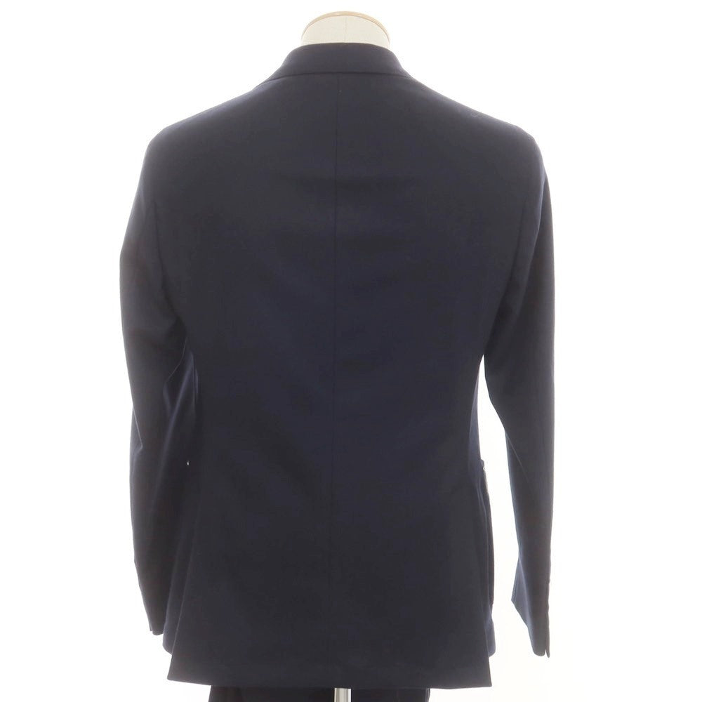 【新品】サルトリア ラトーレ SARTORIA LATORRE ストレッチウール 2つボタンスーツ ダークネイビー【 44 】【 状態ランクN 】【 メンズ 】