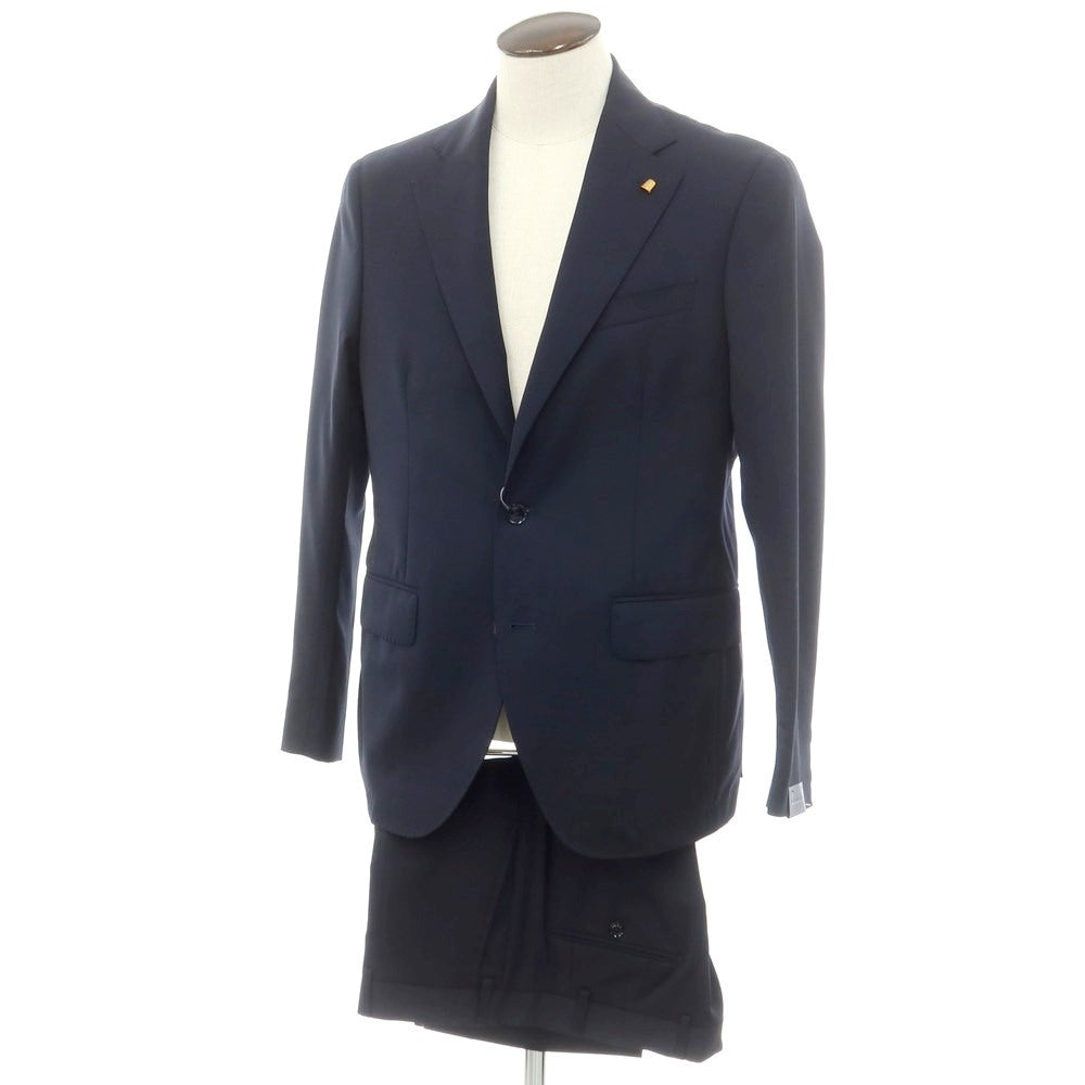 【新品】サルトリア ラトーレ SARTORIA LATORRE ストレッチウール 2つボタンスーツ ネイビー【 52 】【 状態ランクN 】【 メンズ 】