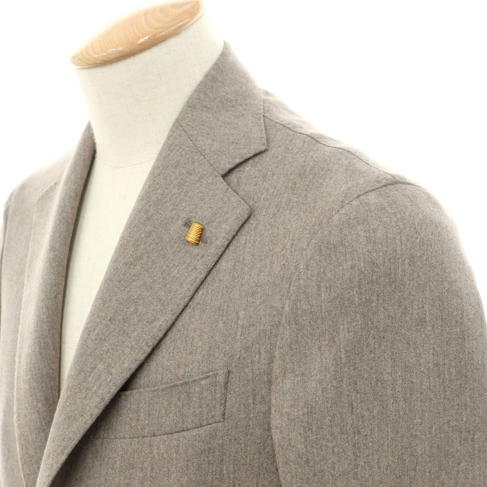 【新品】サルトリア ラトーレ SARTORIA LATORRE ストレッチウール 2つボタンスーツ グレージュ【 44 】【 状態ランクN 】【 メンズ 】