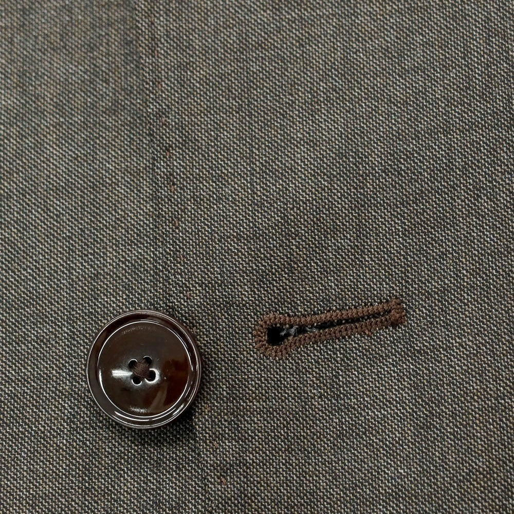 【新品】サルトリア ラトーレ SARTORIA LATORRE ウール 2つボタンスーツ アッシュブラウン【 42 】【 状態ランクN 】【 メンズ 】