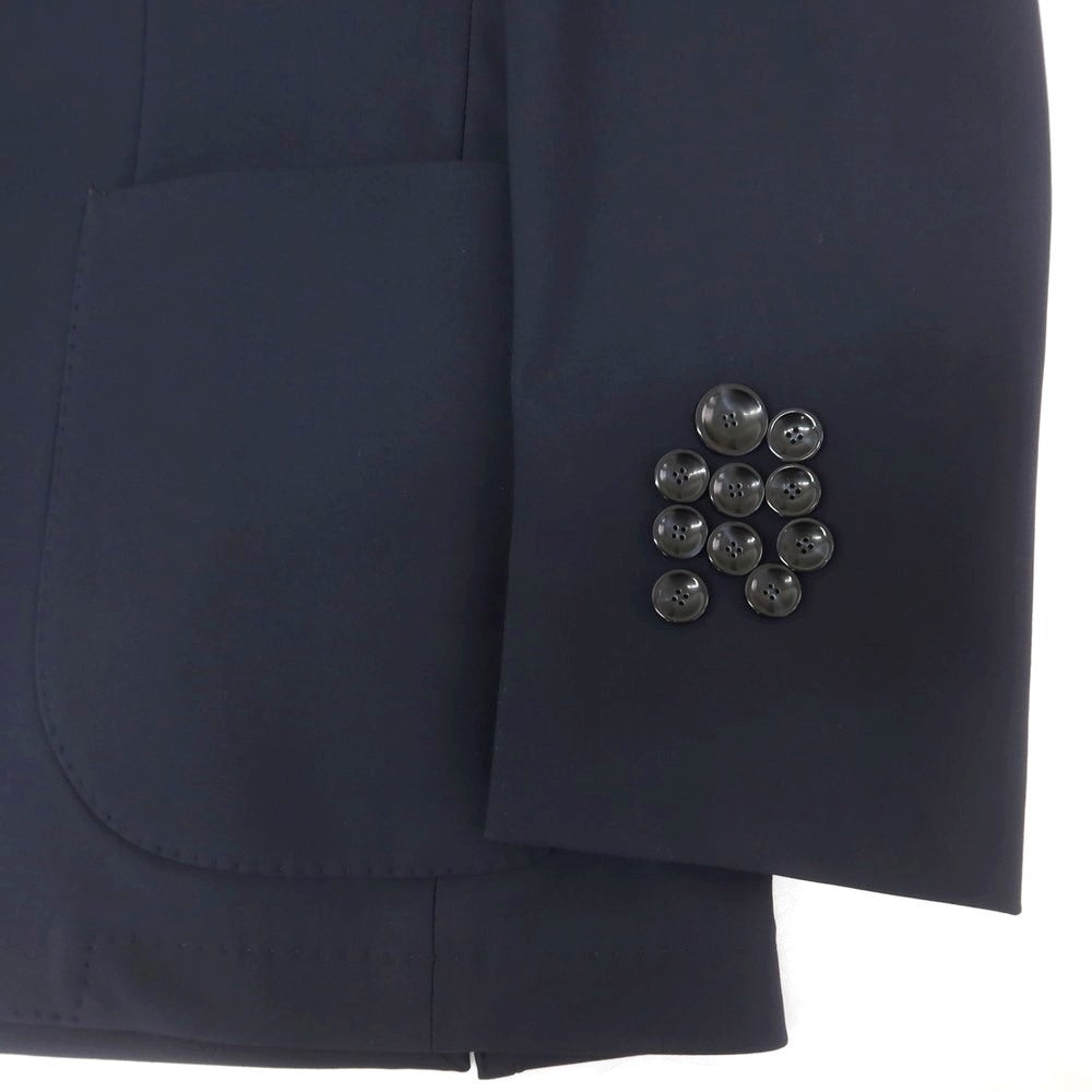 【新品アウトレット】サルトリア ラトーレ SARTORIA LATORRE ウールナイロンジャージー テーラードジャケット ネイビー【 46 】【 状態ランクN- 】【 メンズ 】
